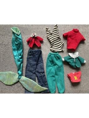 Vintage Mattel Barbie Clothes Lot 1